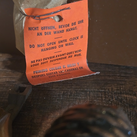 Rustic Brown Cuckoo Clock - Picture 4 of 5